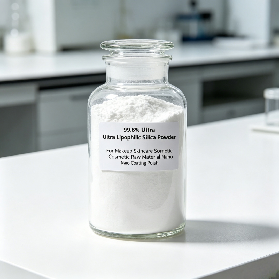 Ultra Luxury Skincare - ผงนาโนซิลิกาชนิด Ultra Lipophilic 99.8% เกรดเครื่องสำอาง ใช้เป็นเจลเพิ่มความหนืดสำหรับน้ำมันหอมระเหย