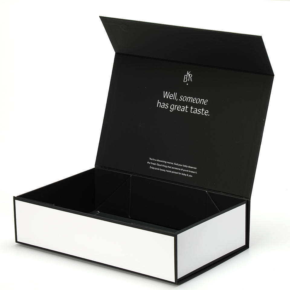Luxury Skincare Logo - กล่องของขวัญแม่เหล็กปิดผนึก ทำจากกระดาษแข็งอย่างดี พิมพ์ลายโฮโลแกรมโลโก้ตามสั่ง สำหรับบรรจุภัณฑ์เครื่องสำอางและผลิตภัณฑ์บำรุงผิว